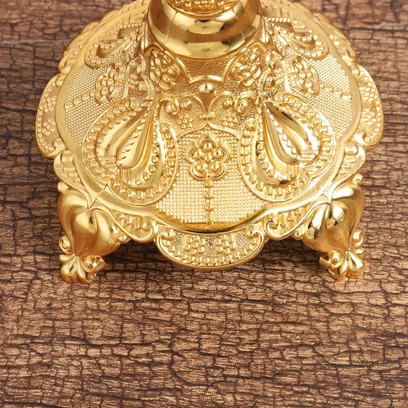 pied griffe chandelier dore rococo