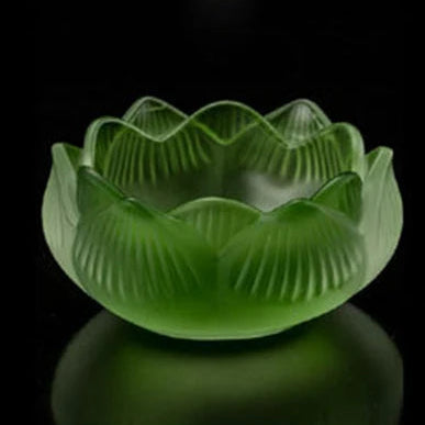 porte bougie cristal vert - Esprit Chandelier