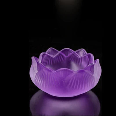 porte bougie cristal violet - Esprit Chandelier
