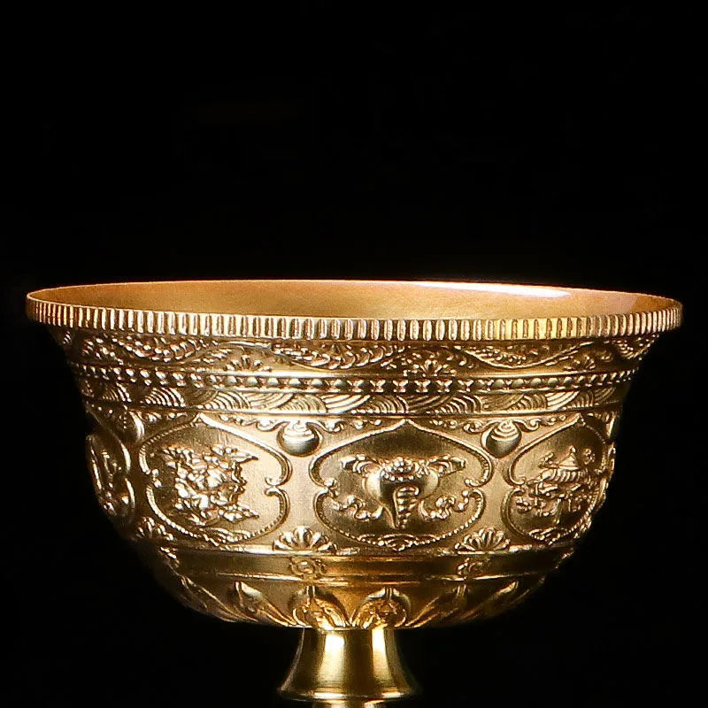 porte bougie tibetain bronze - Esprit Chandelier