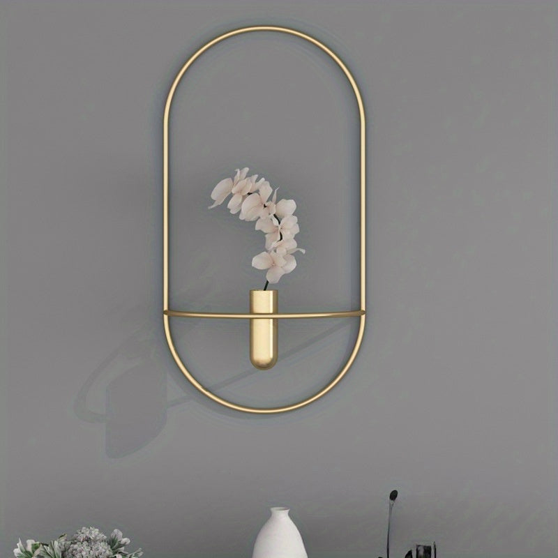porte chandelle mural design dore - Esprit Chandelier