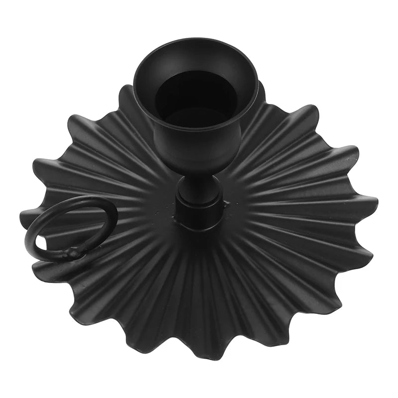 porte chandelle vintage noir - Esprit Chandelier