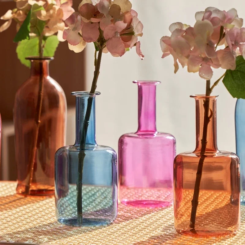 soliflore bouteille verre