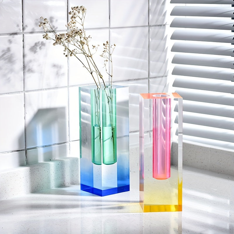 soliflore plexiglas bicolores