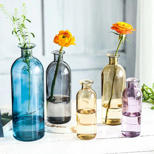 soliflores verre bouteille