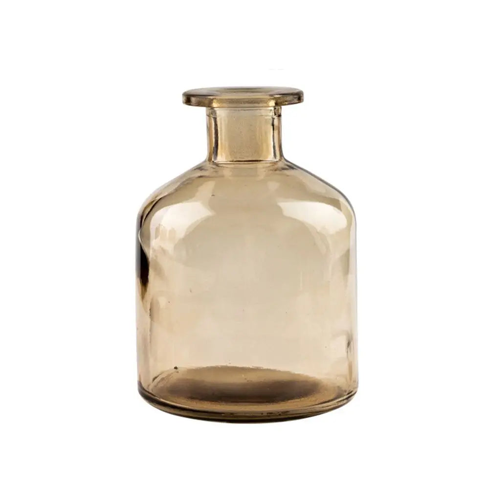 vase bouteille dadu jaune