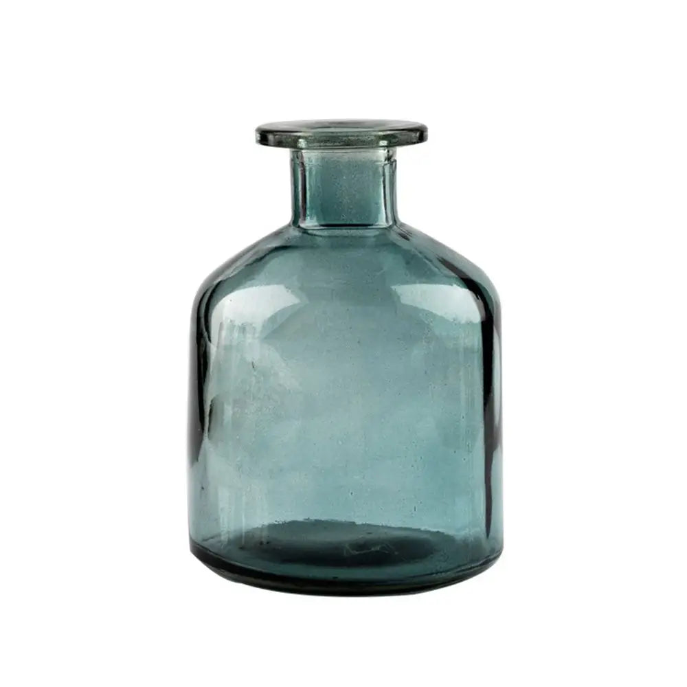 vase bouteille dadu verre vert