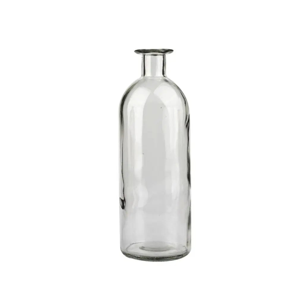 vase bouteille verre transparent