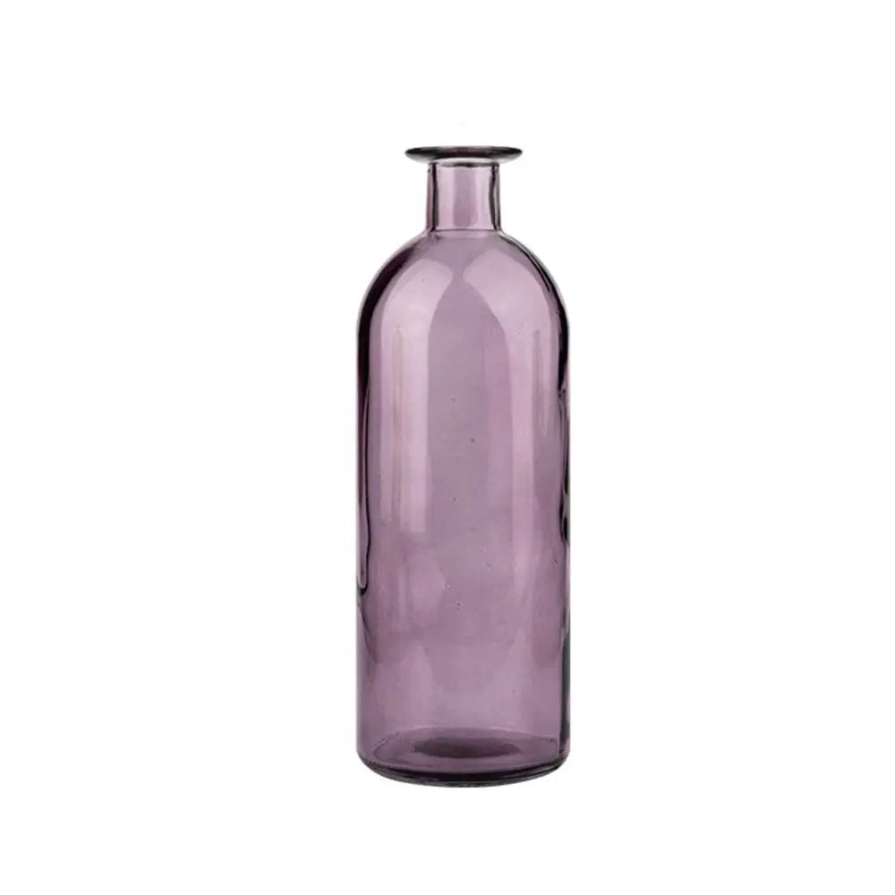 vase bouteille verre violet M