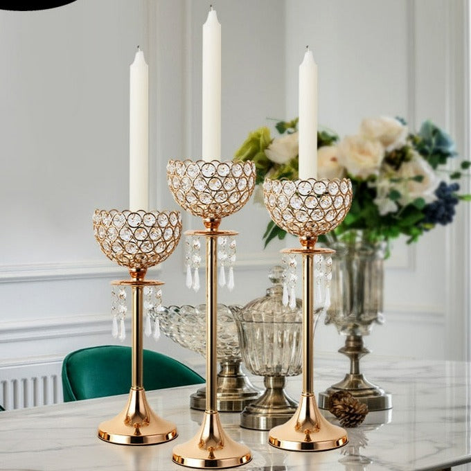 Chandelier Pampille Doré - Esprit Chandelier