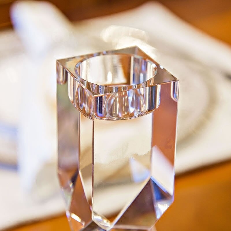 Bobeche Bougeoir Cristal Sablier - Esprit Chandelier