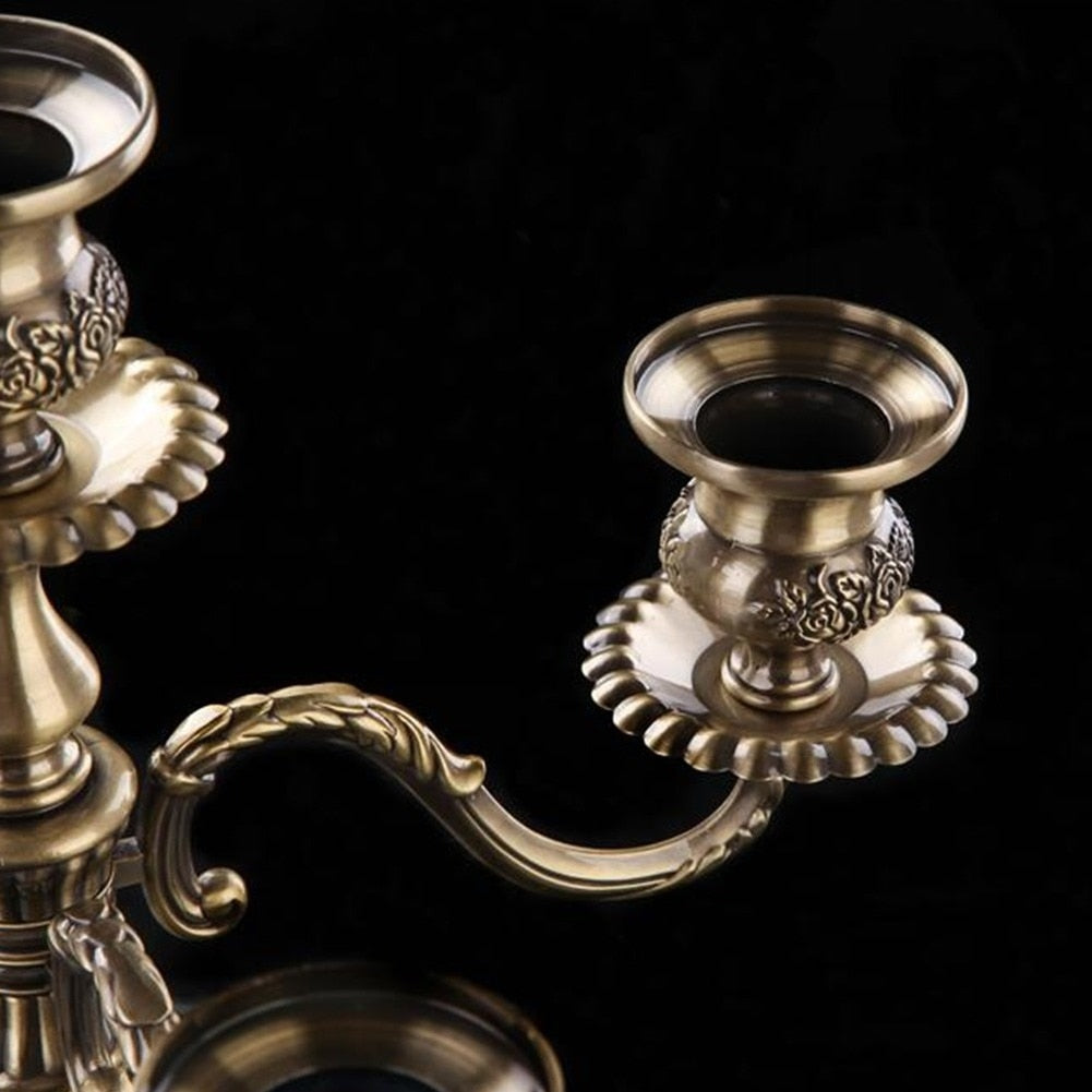 Bobèche Candélabre Ancien Bronze - Esprit Chandelier