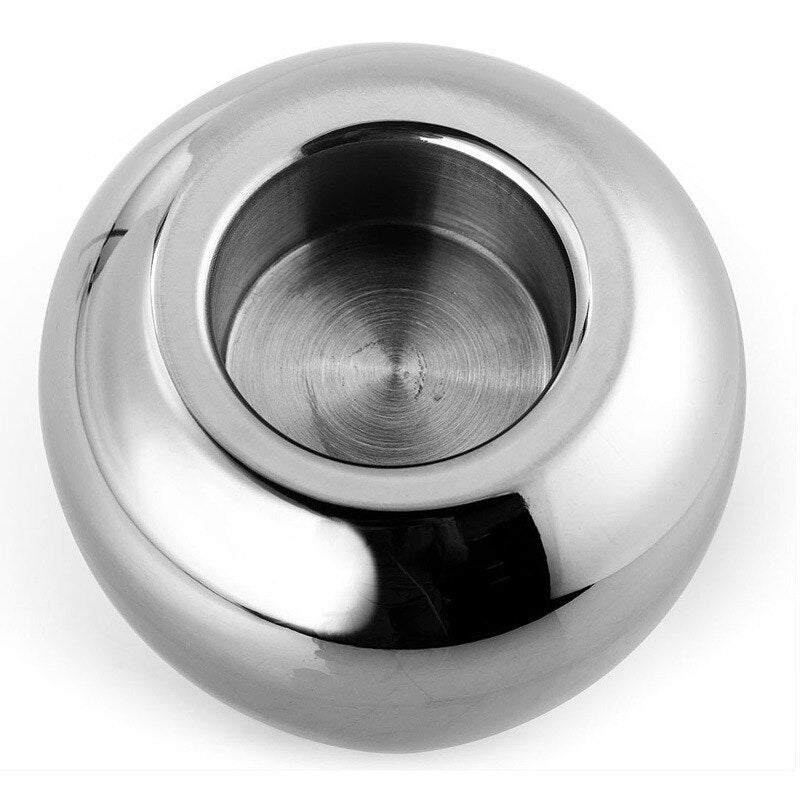 Bougeoir Design Pomme Argenté - Esprit Chandelier