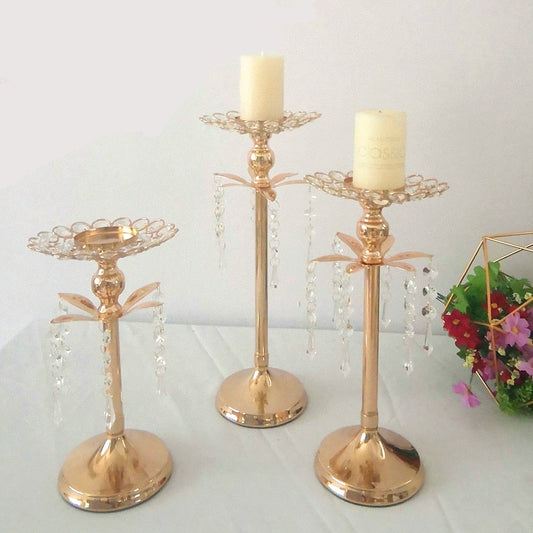 Bougeoir Doré Pampille - Esprit Chandelier