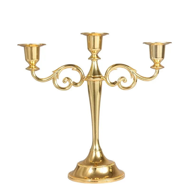Candélabre 3 branches doré - Esprit Chandelier