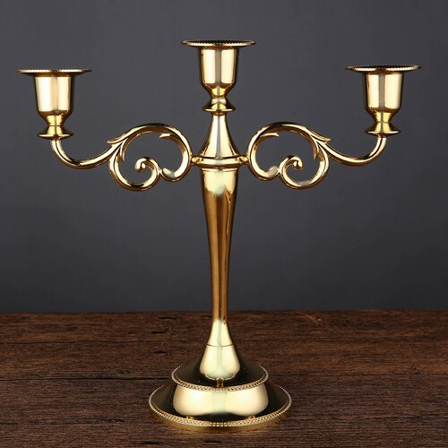 Chandelier 3 branches doré - Esprit Chandelier