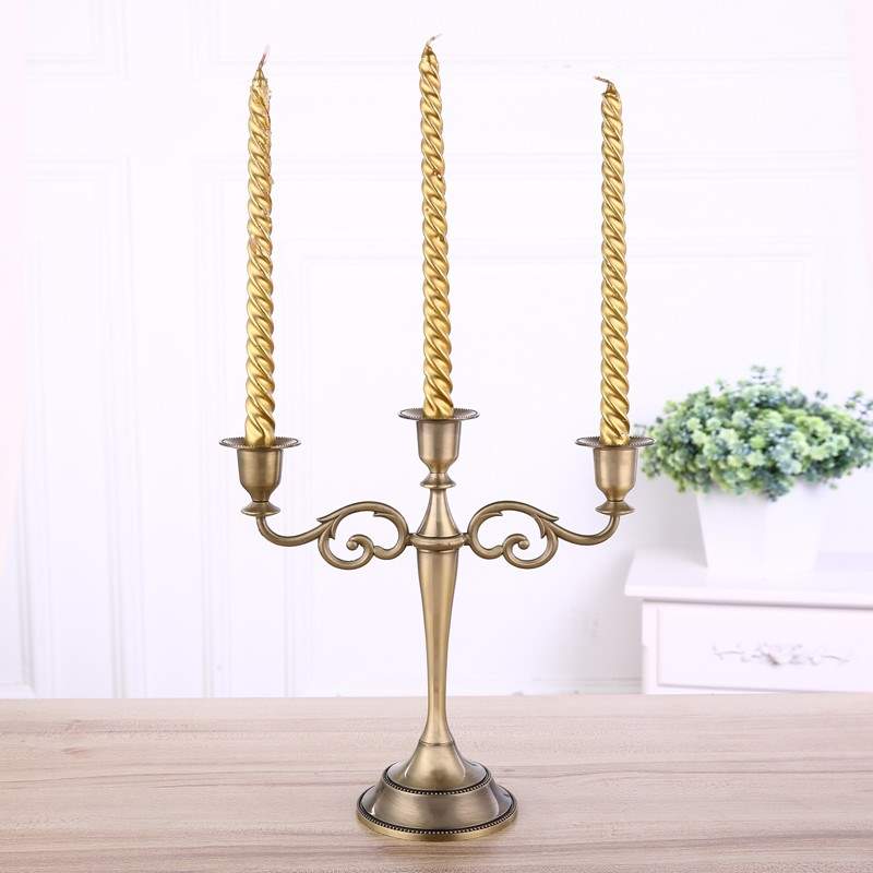 Chandelier 3 chandelles Bronze - Esprit Chandelier