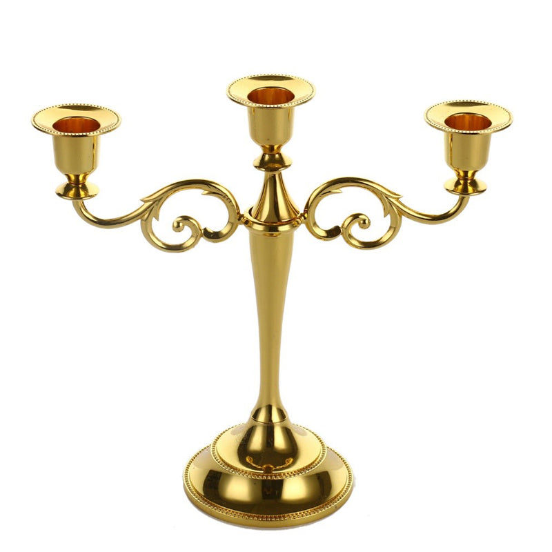 Chandelier Classique 3 branches doré - Esprit Chandelier