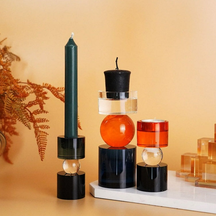 Déco Chandelier Design Cristal Coloré - Esprit Chandelier