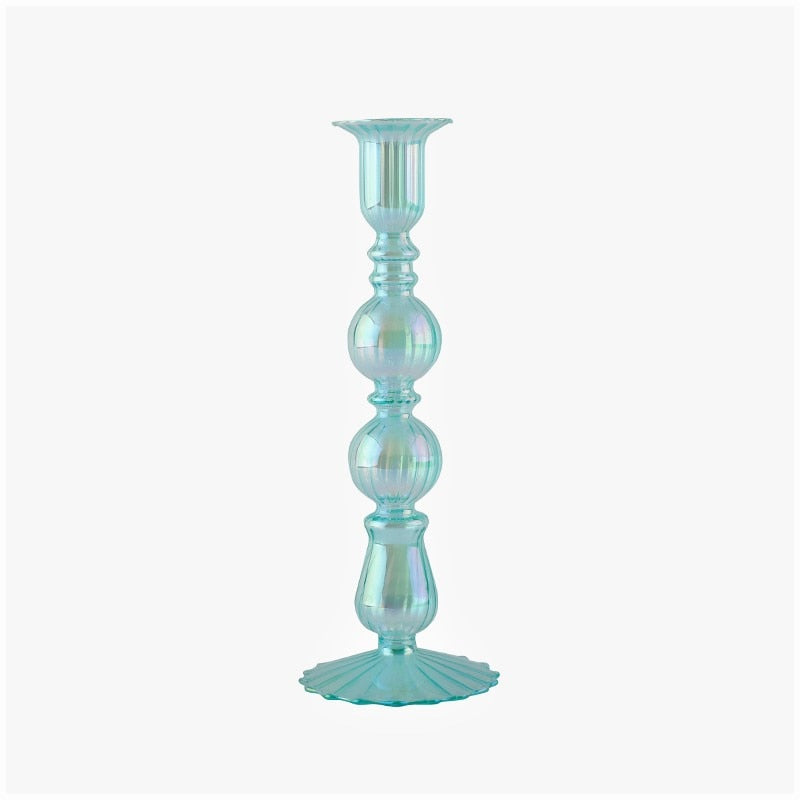 Chandelier Verre Cyan - Esprit Chandelier