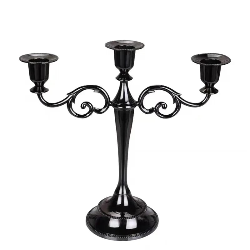 Chandelier classique 3 branches noir - Esprit Chandelier