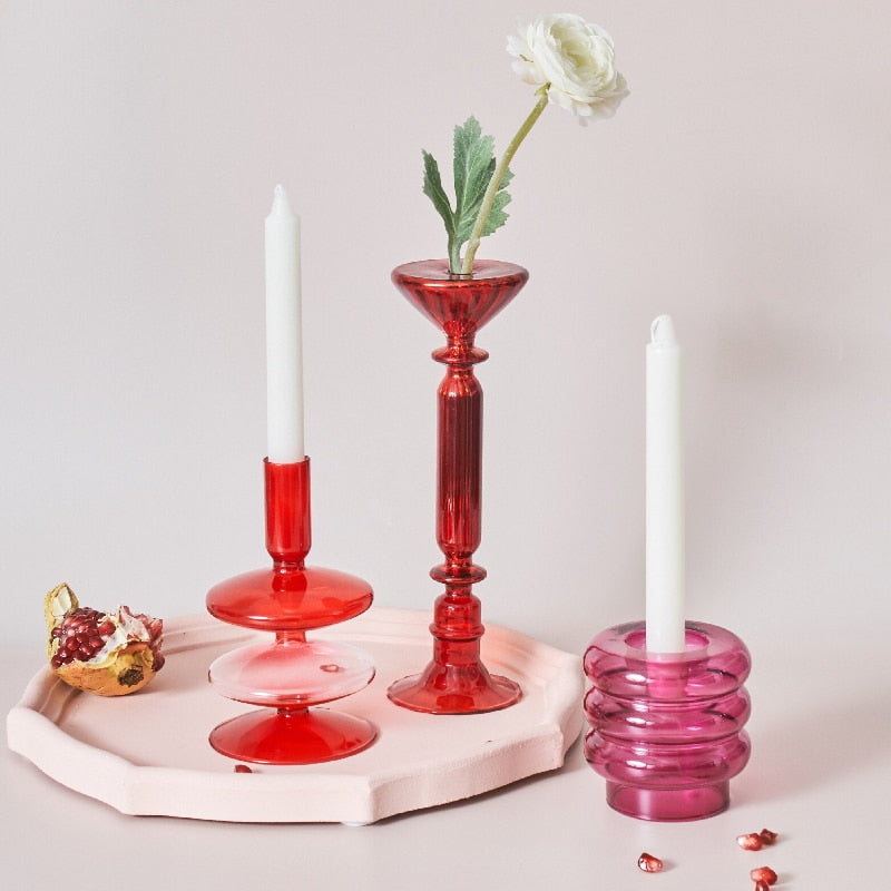 Chandelier Verre Rouge - Esprit Chandelier