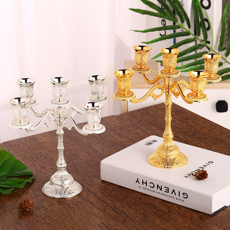 Décor Candélabre Ornement 5 branches - Esprit Chandelier