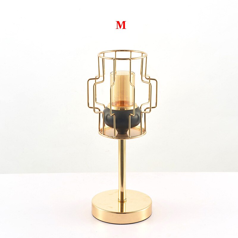 Dimensions photophore fer forgé - Esprit Chandelier