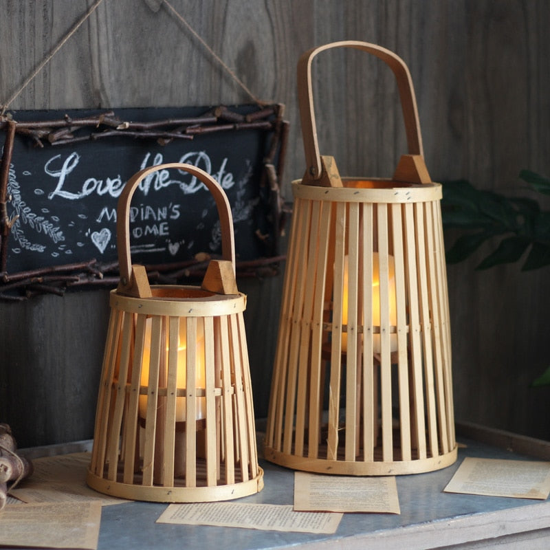 Lanterne Japonaise bambou - Esprit Chandelier