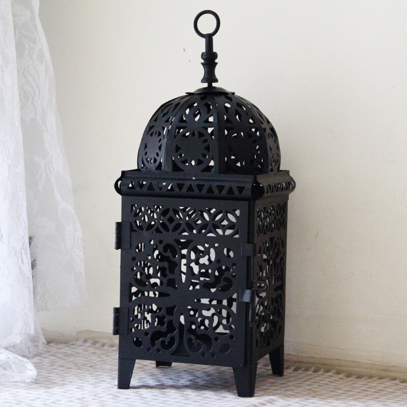 Lanterne Noire métal - Esprit Chandelier