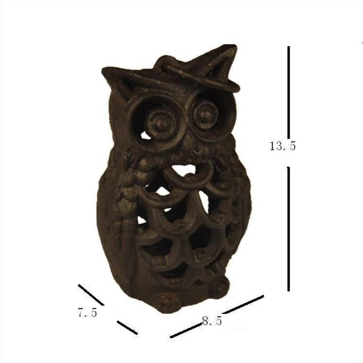 Dimension photophore bougie hibou - Esprit Chandelier