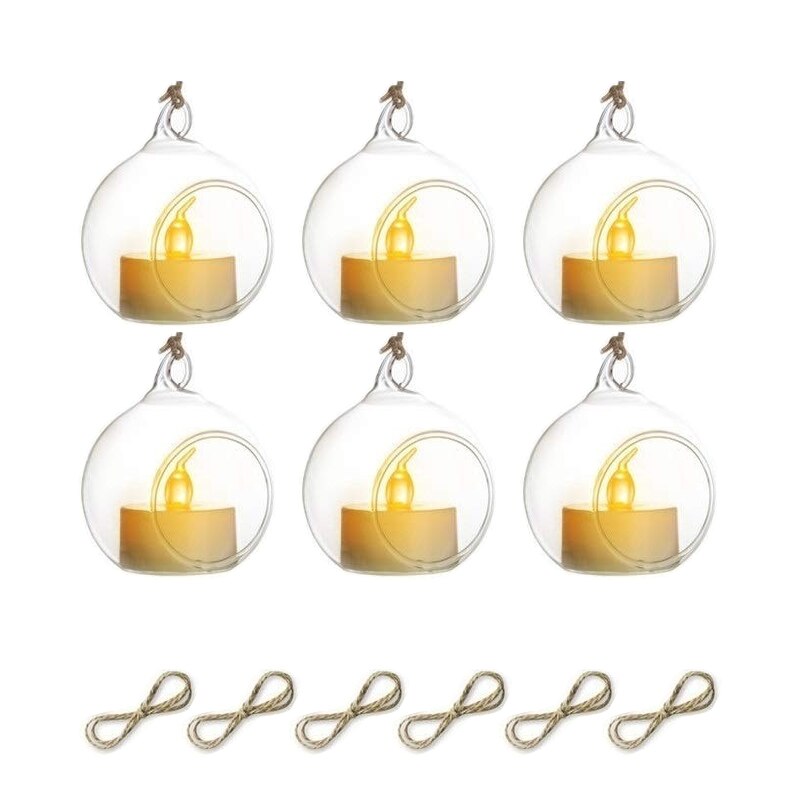 Photophores suspendus déco mariage - Esprit Chandelier