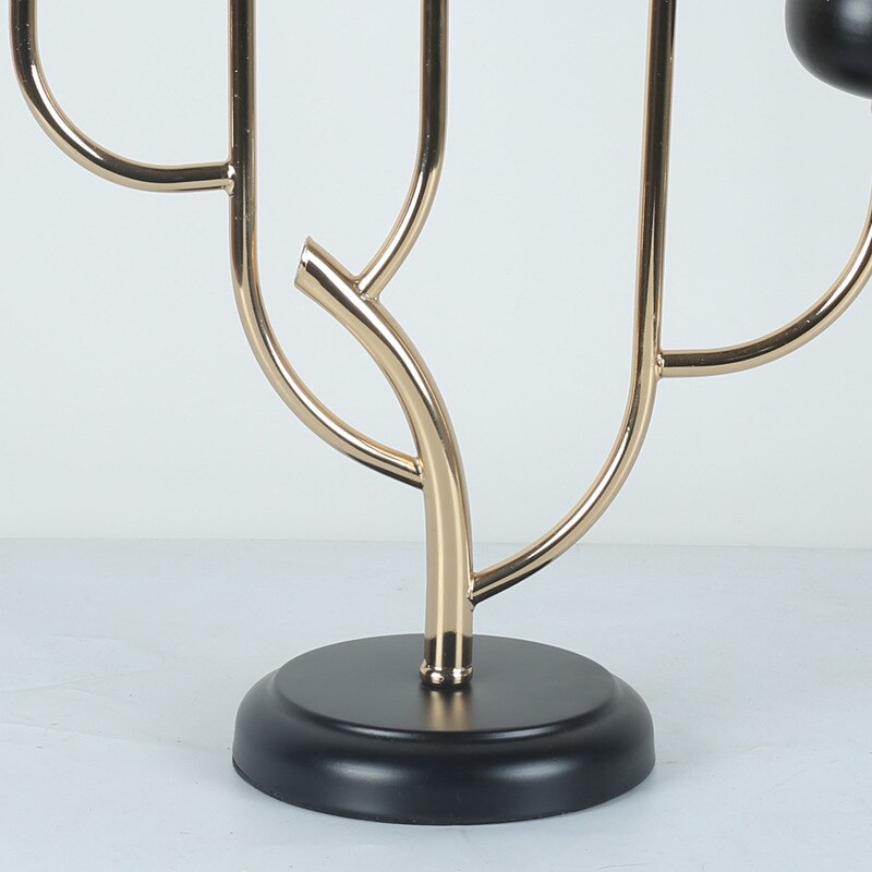 pied candélabre noir et or - Esprit Chandelier