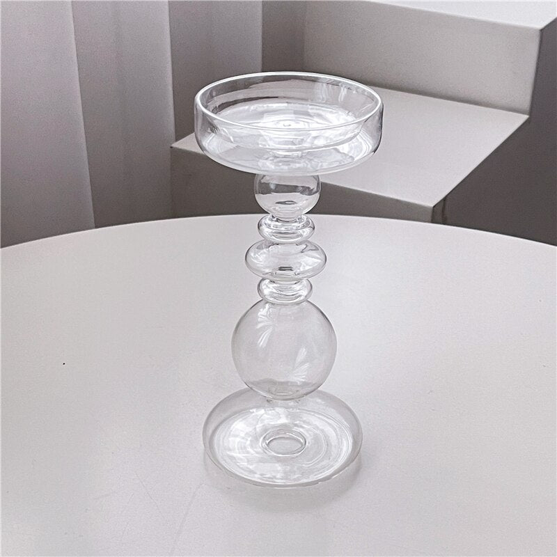 Bougeoir transparent - Esprit Chandelier