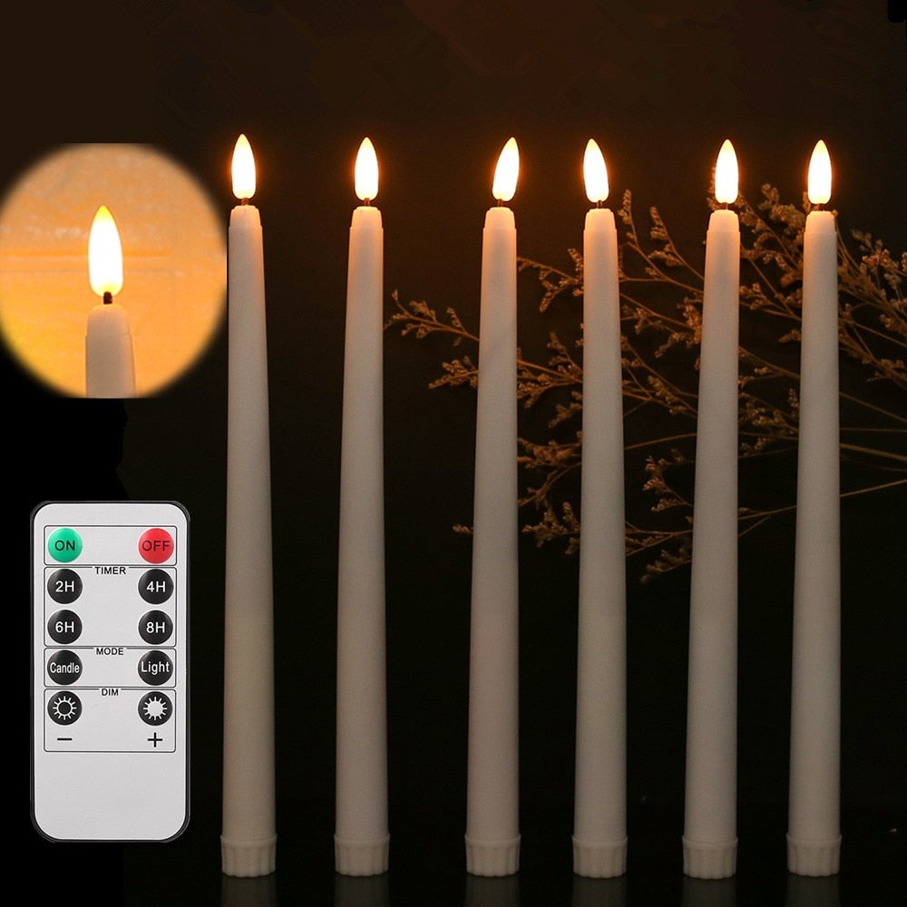 Ivory LED Candle Set