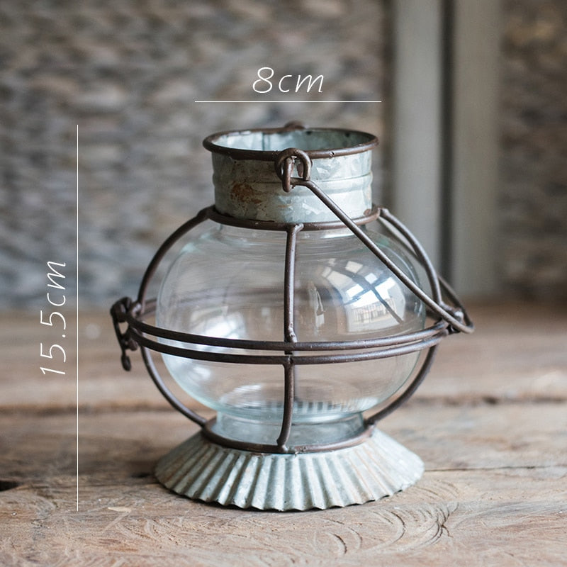 Dimensions Vieille lanterne Ronde - Esprit Chandelier
