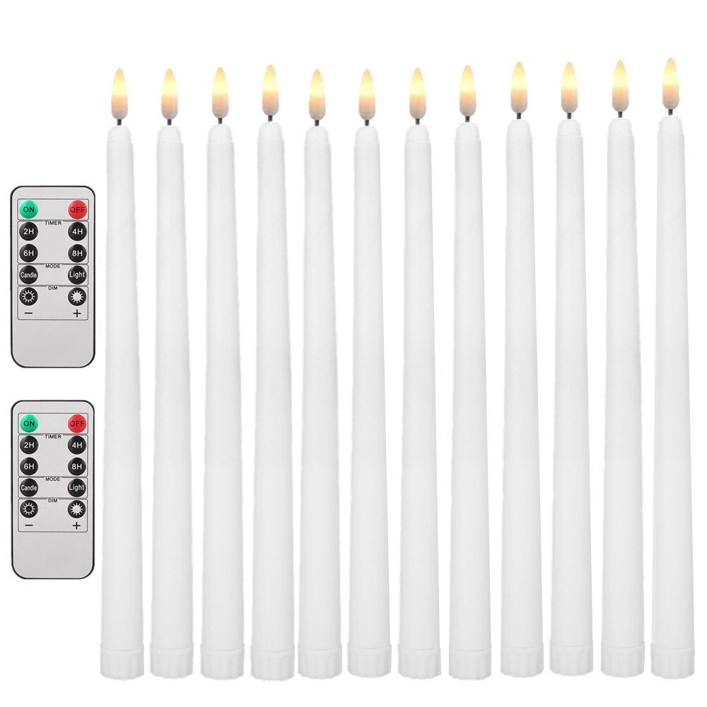 Ivory LED Candle Set