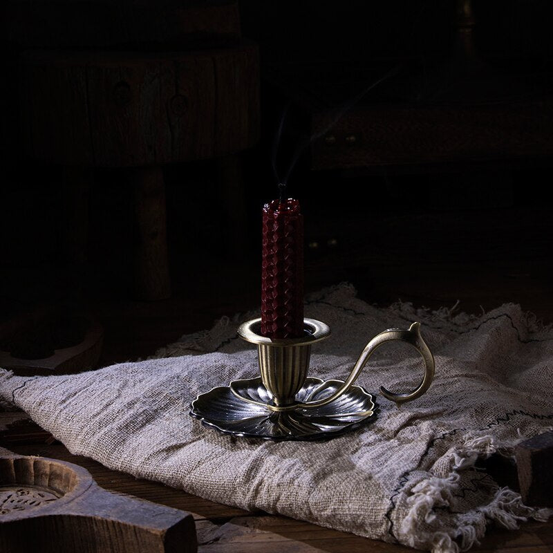 Déco Bougeoir classique coupelle fleur - Esprit Chandelier