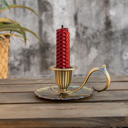 Bougeoir classique coupelle fleur - Esprit Chandelier