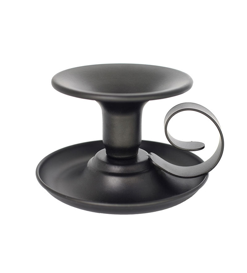 Bougeoir Classique Noir - Esprit Chandelier