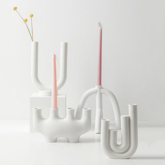 bougeoir déco céramique - Esprit Chandelier