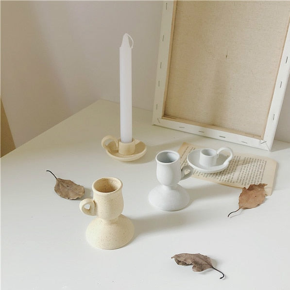 Bougeoir Coquetier céramique - Esprit Chandelier