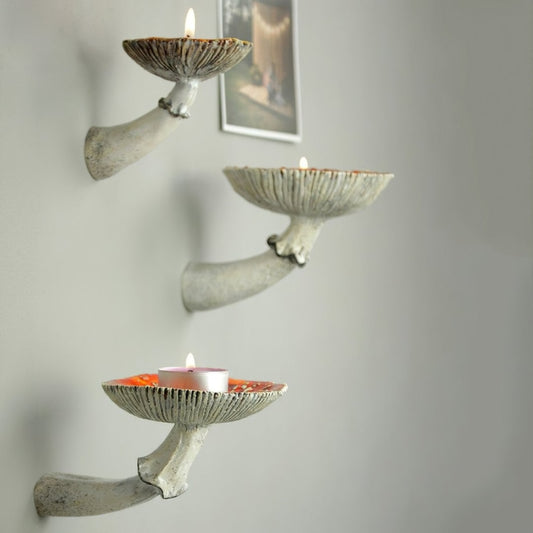 bougeoir champignon mural - Esprit Chandelier