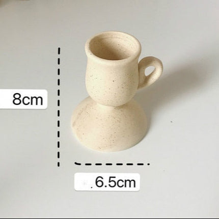 Bougeoir céramique coquille oeuf - Esprit Chandelier