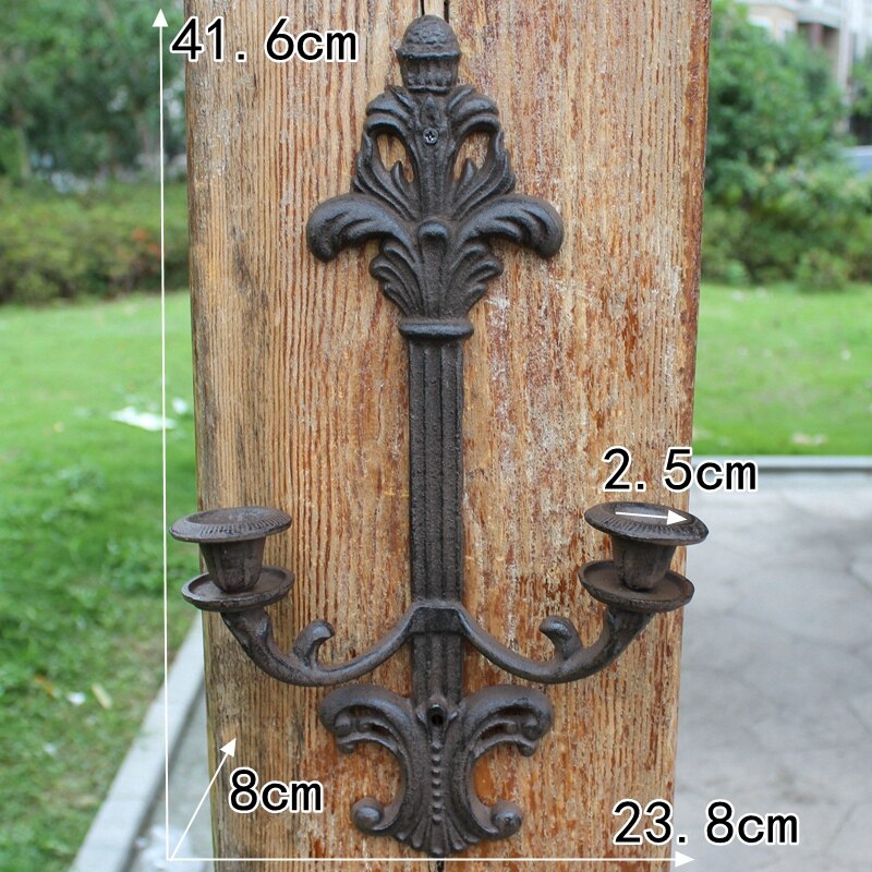 Bougeoir mural Ancre Fonte - Esprit Chandelier