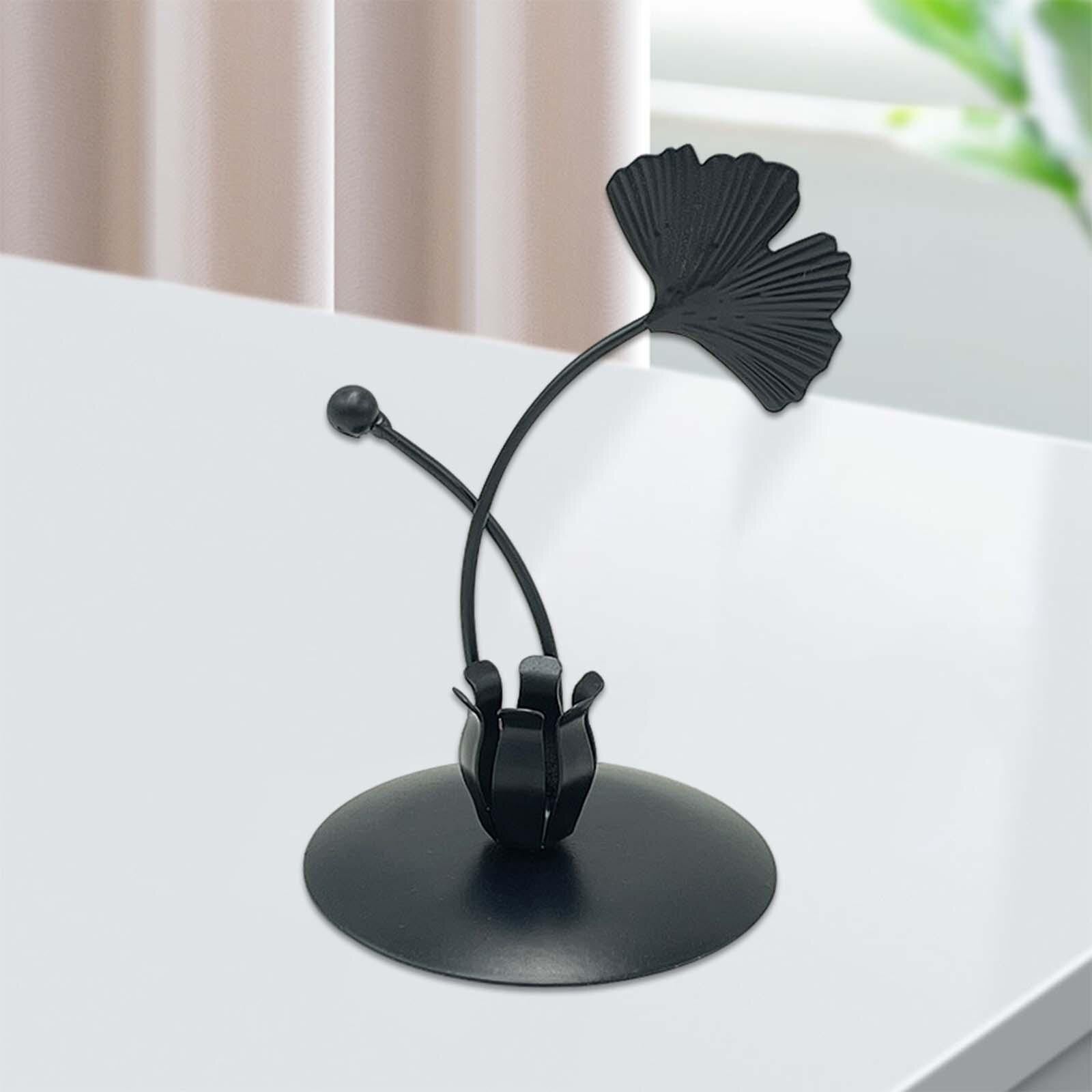 Porte Chandelle Ginko Noir - Esprit Chandelier