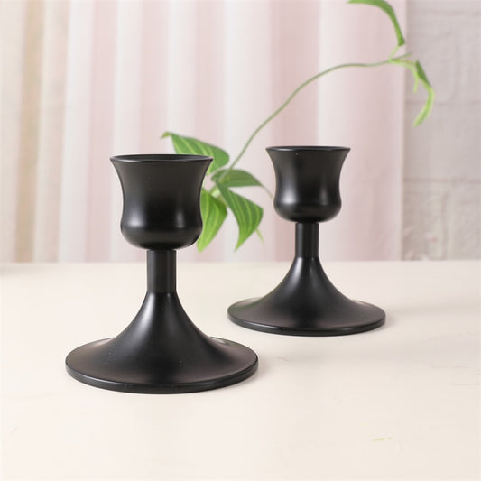 bougeoir_noir_intemporel - Esprit Chandelier