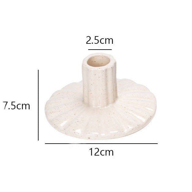dimensions fleur céramique - Esprit Chandelier