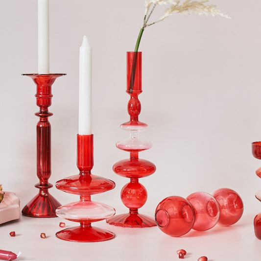 Chandelier Verre Rouge - Esprit Chandelier