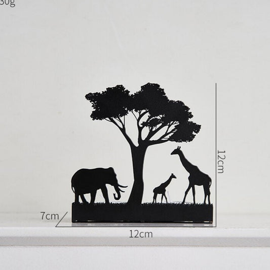 Bougeoir Silhouette Savane - Esprit Chandelier